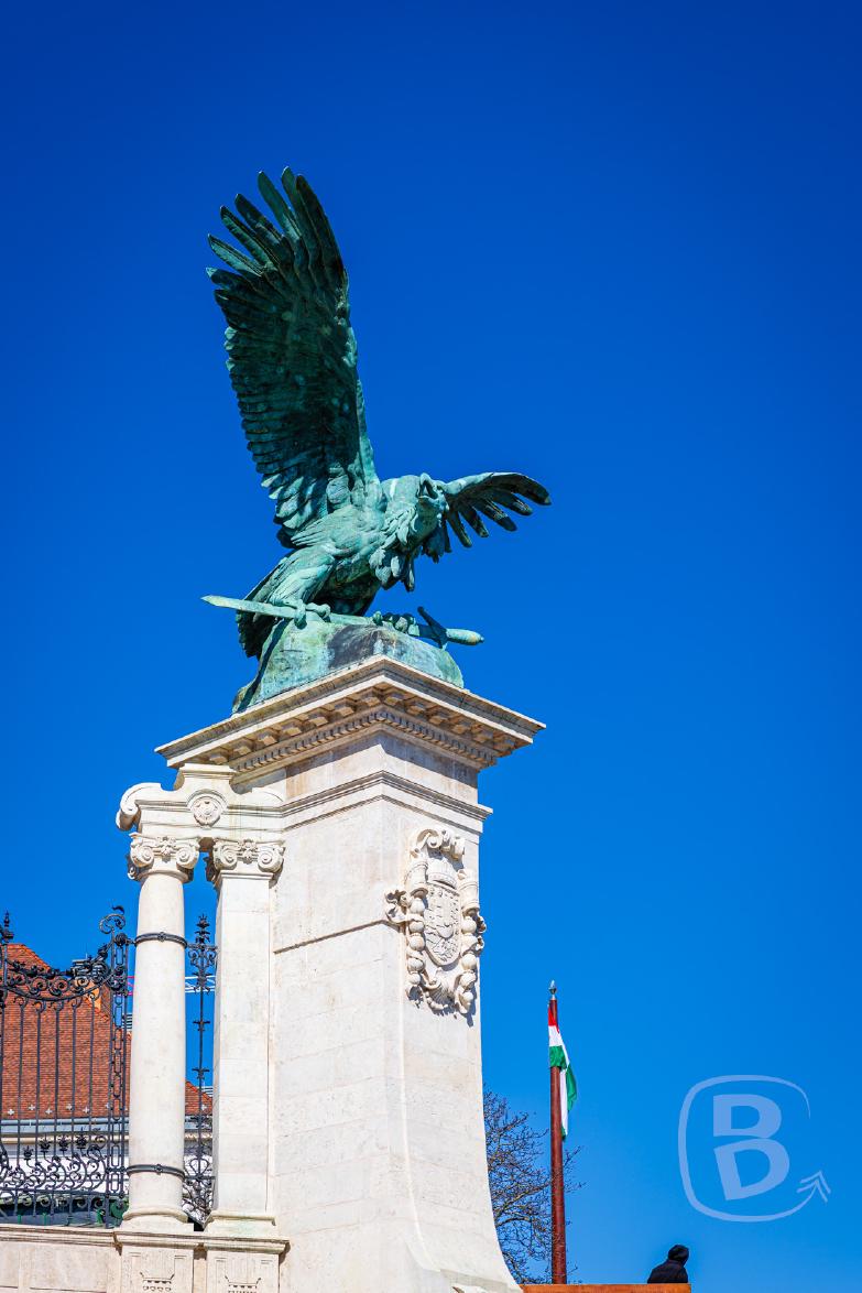 Budapest | Vogel Turul im Burggarten
