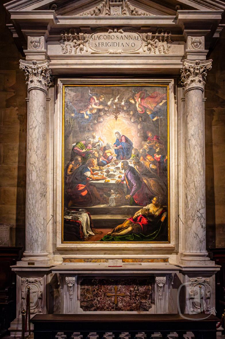 Lucca | Duomo di San Martino - das Letzte Abendmahl