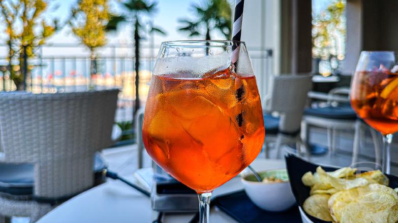 Gardasee | Aperol Spritz auf der Hotelterrasse