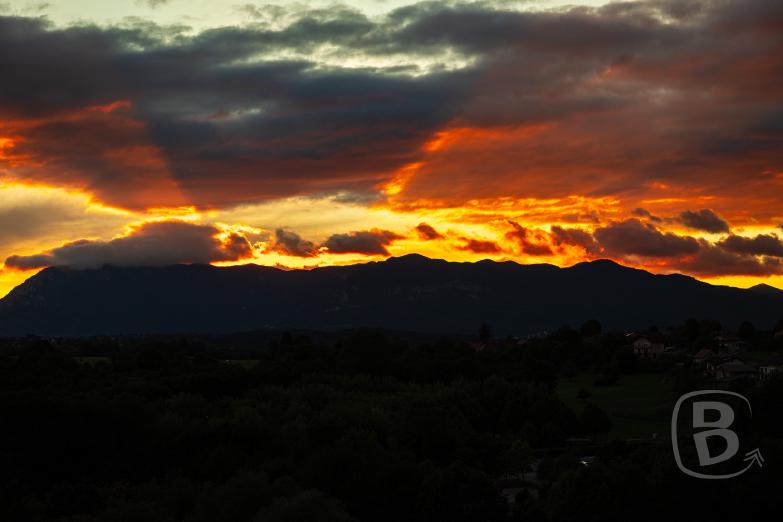 Slowenien/Postojna | Sonnenuntergang
