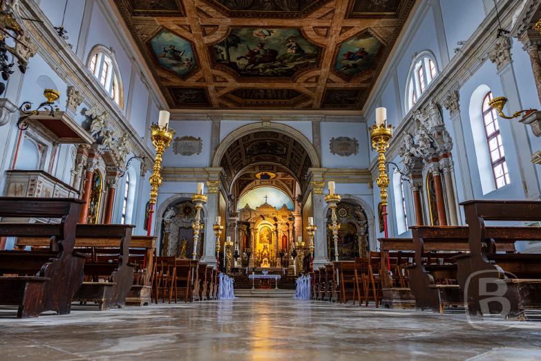 Slowenien/Piran | Innenraum der Domkirche des hl. Georg