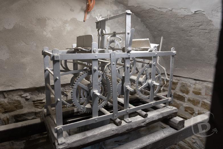 Slowenien/Isola | Uhrwerk im Glockenturm