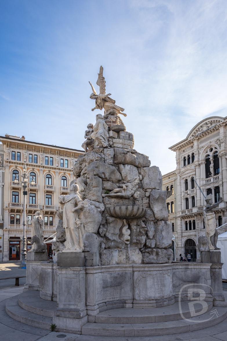 Italien/Triest | Brunnen der vier Kontinente