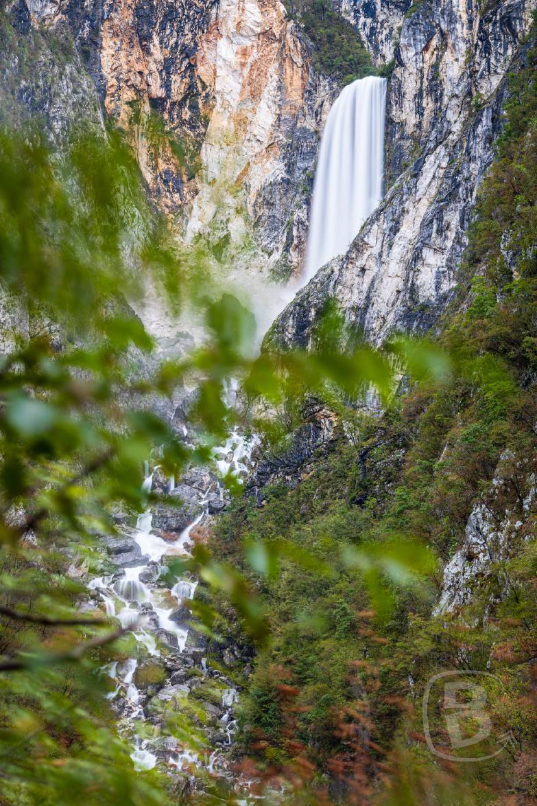 Slowenien/Bovec | Boka Wasserfall