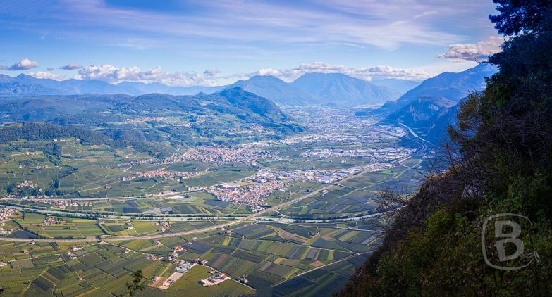 Italien/Trentino | Parco del Respiro Blick in das Etschtal