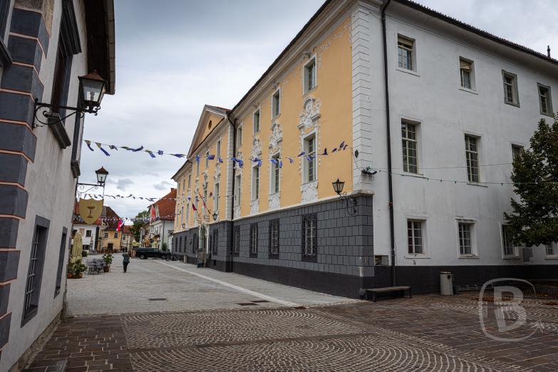 Slowenien/Radovljica | Linhart-Platz in Radovljica