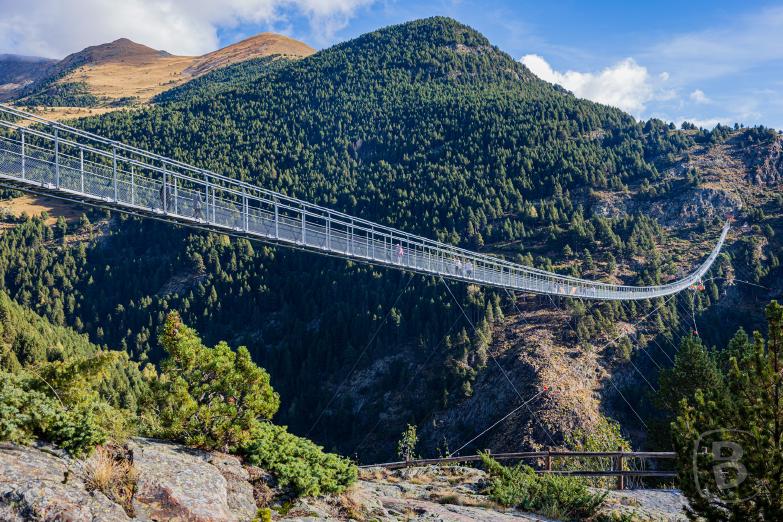Andorra / Canillo | Tibetische Hängebrücke von Canillo