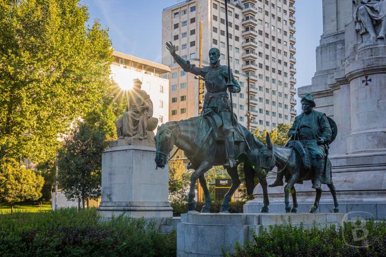 Madrid | Monumento Cervantes (Don Quijote)