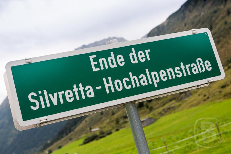 Silvretta-Hochalpenstraße | Das Ende