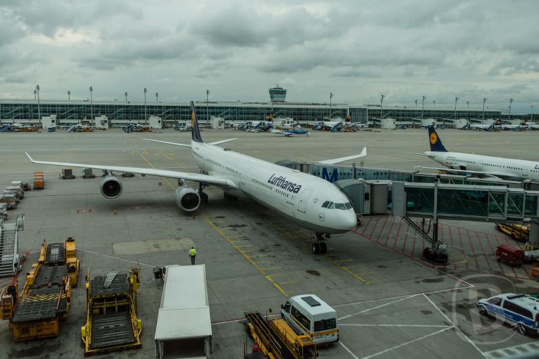 Flughafen München | Unser Airbus 340/600 nach Los Angeles