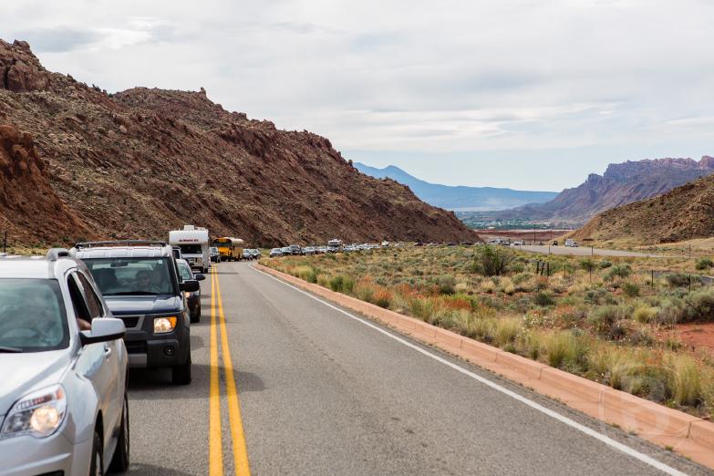 Arches National Park | Zufahrtsstraße zum National Park