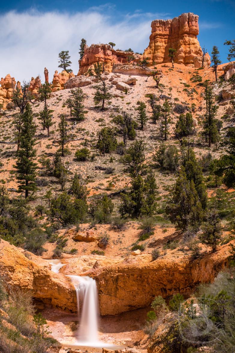 Bryce Canyon | Wasserfall an der Mossy Cave