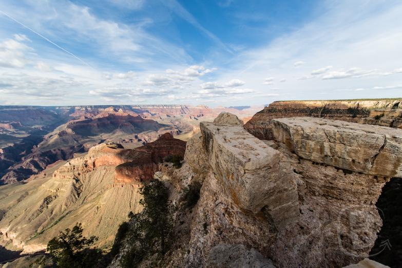 Grand Canyon | Blick in den Grand Canyon kurz vor Sonnenuntergang