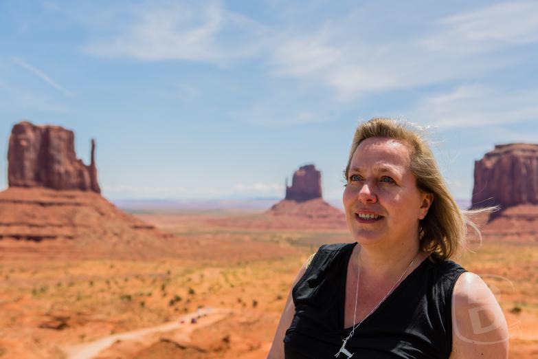 Monument Valley | Jeannette am Visitor Center