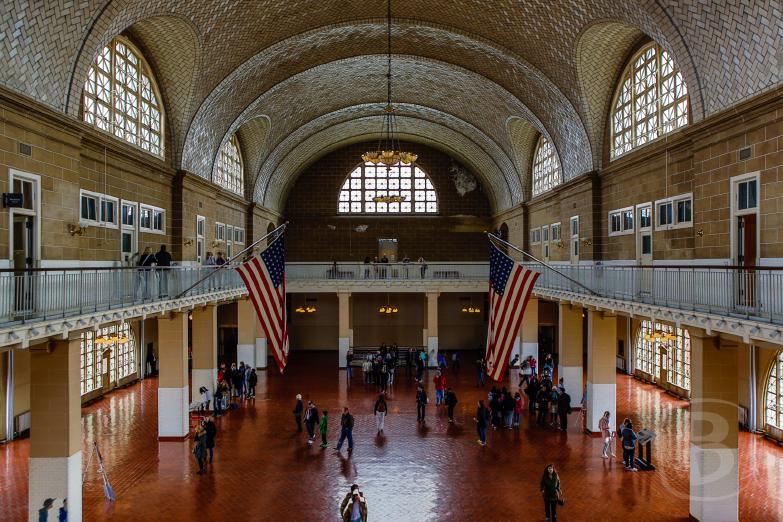 Ellis Island | Registry Room im Ellis Island Immigration Museum