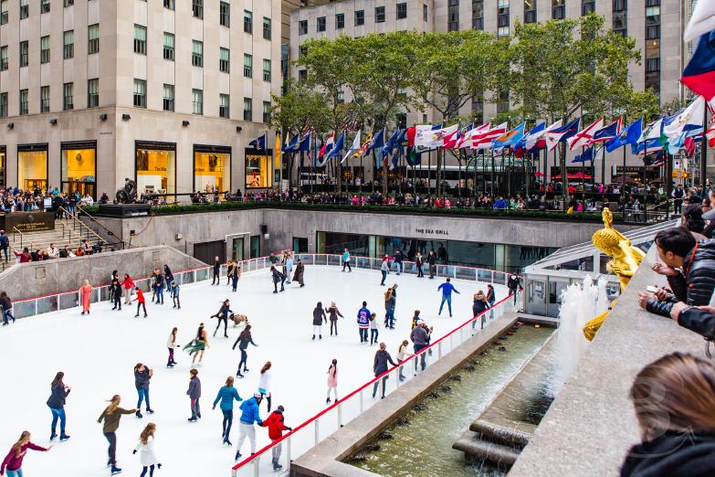 New York | Rockefeller Rink (Eisbahn am Rockefeller Center)