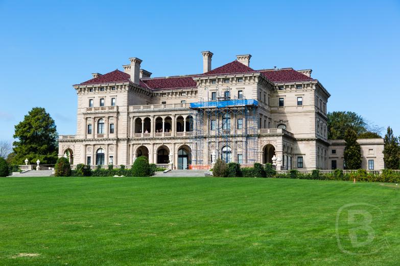 Newport / The Breakers | Gartenseite des Herrenhauses