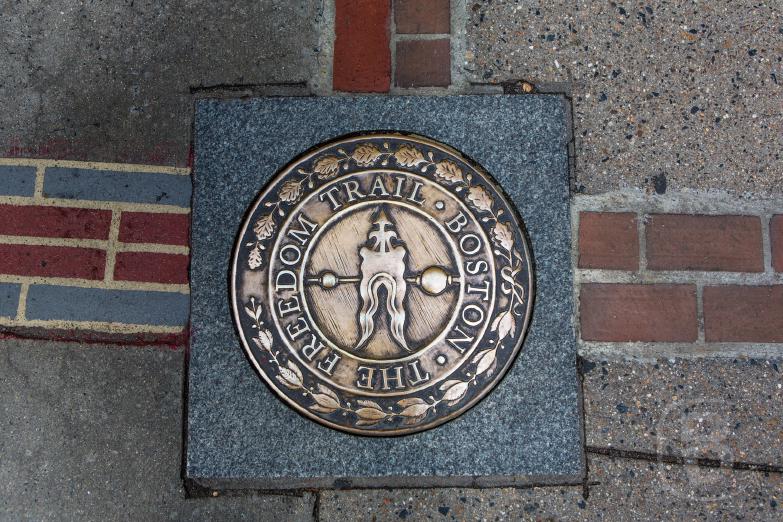 Boston | Wegmarkierung Freedom Trail