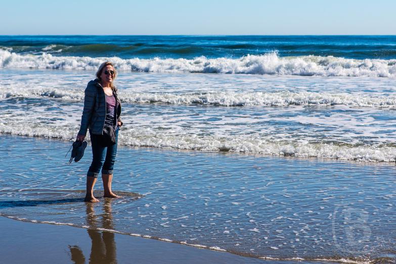 Hampton Beach | Jeannette im Atlantik