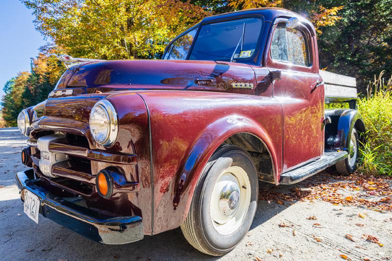 Vermont | Bingham Falls - Dodge Pickup