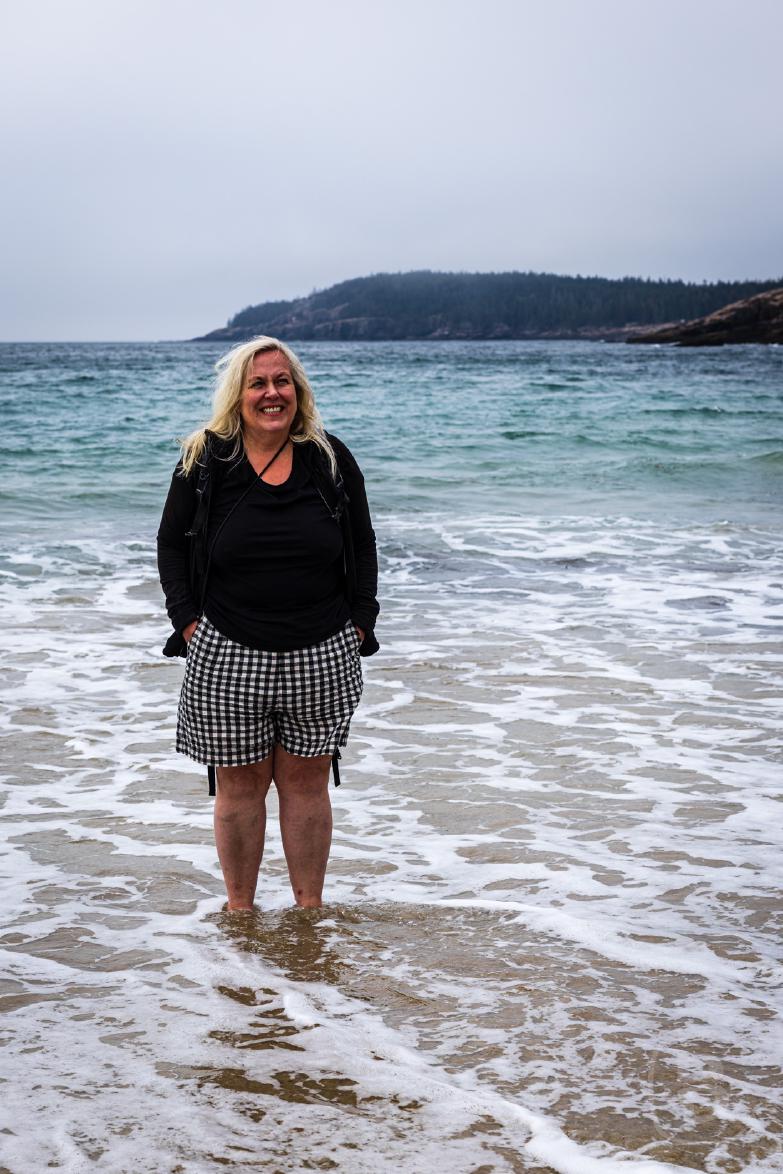 Maine | Acadia NP - Jeannette am Sand Beach