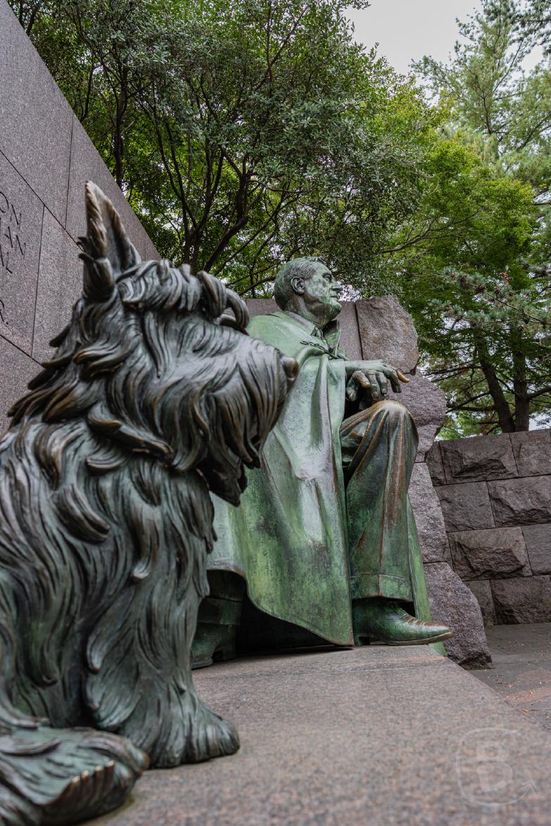 Washington DC | Franklin Delano Roosevelt Memorial - Hund Fala