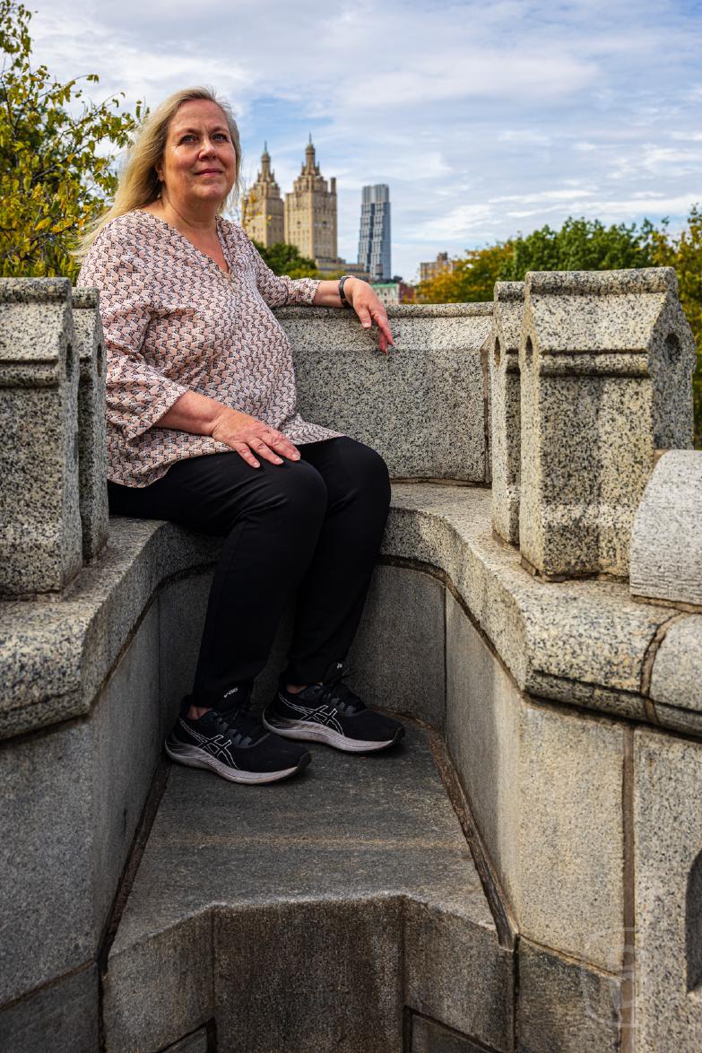 New York | Central Park - Jeannette auf dem Belvedere Castle