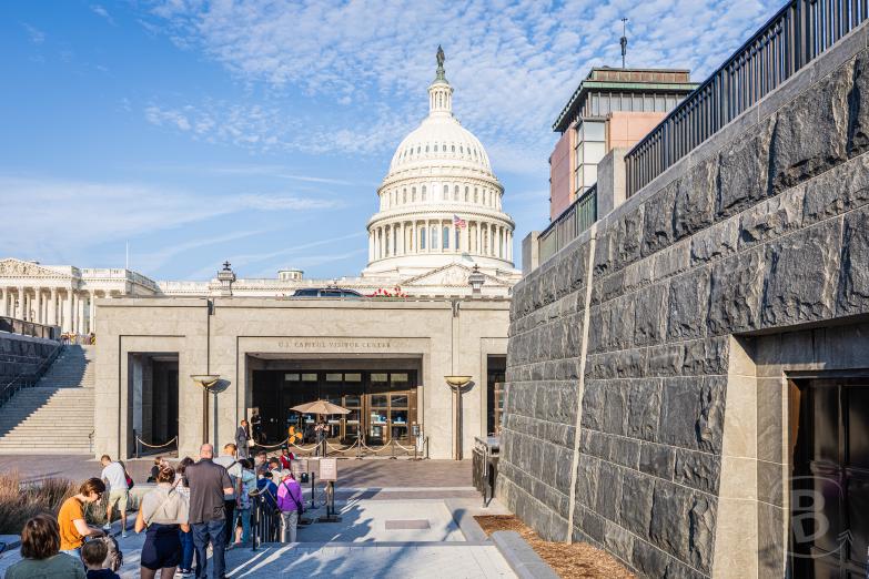 Washington DC | Eingang zum Capitol Visitor Center