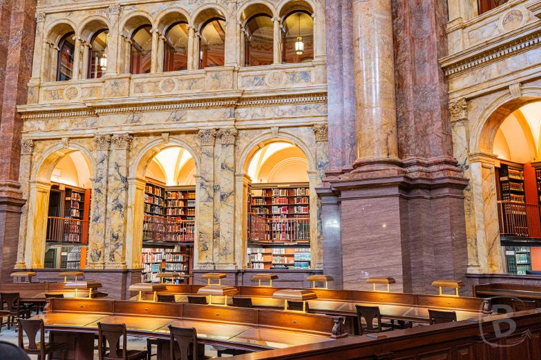 Washington DC | Großer Lesesaal in der Library of the Congress