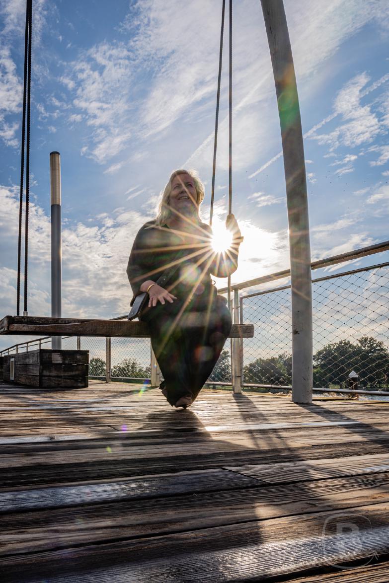 Washington DC | Jeannette schaukelt auf dem Recreation Pier